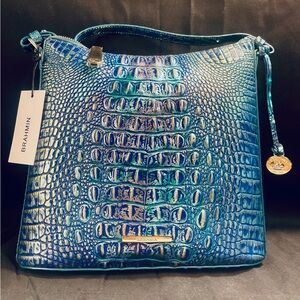 BRAHMIN Katie Dragon Melbourne Genuine Leather Crossbody